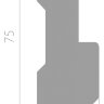 Заказать Молдинг ЛДФ 22х75 мм Ultrawood U 004 2,2 м Заказать Молдинг ЛДФ 22х75 мм Ultrawood U 004 2,2 м