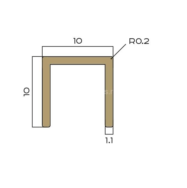 Заказать Профиль П-образный латунный 10х10 мм NEEXY PVL83-03 BAO брашированный 2.7м Заказать Профиль П-образный латунный 10х10 мм NEEXY PVL83-03 BAO брашированный 2.7м