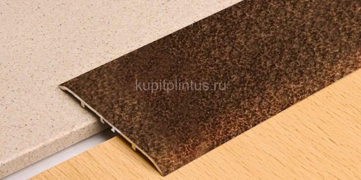 Заказать Порог из алюминия В5 КР Медный антик (порошковая эмаль) 2,7 м Заказать Порог из алюминия В5 КР Медный антик (порошковая эмаль) 2,7 м