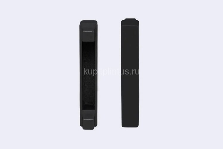 Заказать Универсальная алюминиевая фурнитура для плинтуса Евротрим C-60 4037.05 черная 