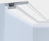 Потолочный плинтус 90х19 мм Hiwood A90V1 белый полистирол 2 м