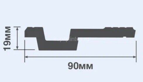Заказать Потолочный плинтус 90х19 мм Hiwood A90V1 белый полистирол 2 м Заказать Потолочный плинтус 90х19 мм Hiwood A90V1 белый полистирол 2 м