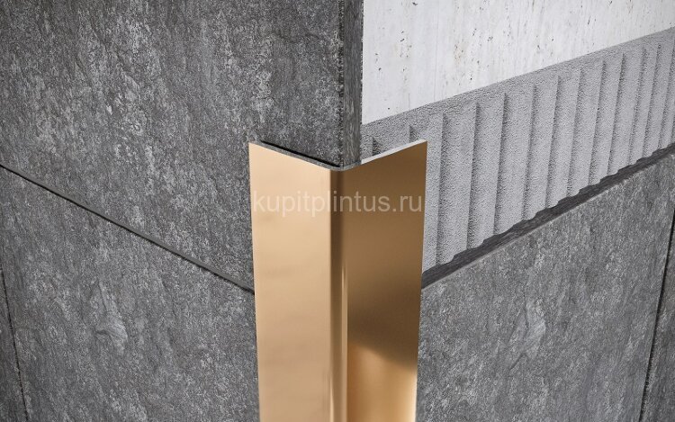 Заказать Стальной уголок 10х10 FL 10 GP золото полированное 2,7 м Заказать Стальной уголок 10х10 FL 10 GP золото полированное 2,7 м