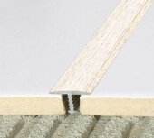 Профиль Т-образный алюминий 18 мм Effector A55 0916 Дуб Белый 2,5 м Профиль Т-образный алюминий 18 мм Effector A55 0916 Дуб Белый 2,5 м