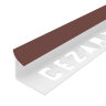 Заказать Профиль ПВХ для плитки Cezar внутренний 12 мм 110 Коричневый 2,5 м 