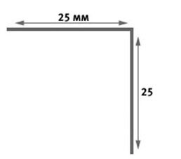 Заказать Штукатурный уголок арочный ПВХ Cezar 25х25 мм Белый 3 м 