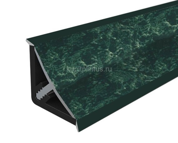 Заказать Плинтус для столешницы 14х14 Cezar Mini вогнутый 034 Зеленый мрамор 3 м Заказать Плинтус для столешницы 14х14 Cezar Mini вогнутый 034 Зеленый мрамор 3 м
