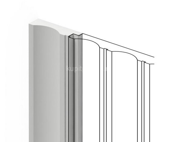 Заказать Финишный молдинг 43,3х12 мм Hiwood LF138A NP белый 2,7м Заказать Финишный молдинг 43,3х12 мм Hiwood LF138A NP белый 2,7м