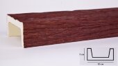 Декоративная балка из полиуретана 50х100 мм Уникс Славянский стиль СС1 Вишня 2 м Декоративная балка из полиуретана 50х100 мм Уникс Славянский стиль СС1 Вишня 2 м