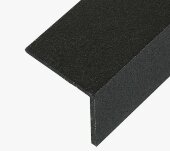 Алюминиевый уголок 15х30 разнополочный ПБ30х15 черный муар 2,7м Алюминиевый уголок 15х30 разнополочный ПБ30х15 черный муар 2,7м