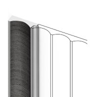 Финишный молдинг 12х32 мм HiWood LF139A GR26 под дерево 2,7 м Финишный молдинг 12х32 мм HiWood LF139A GR26 под дерево 2,7 м