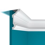 Потолочный плинтус 55х120 мм Перфект Плюс P91 белый 2 м Потолочный плинтус 55х120 мм Перфект Плюс P91 белый 2 м