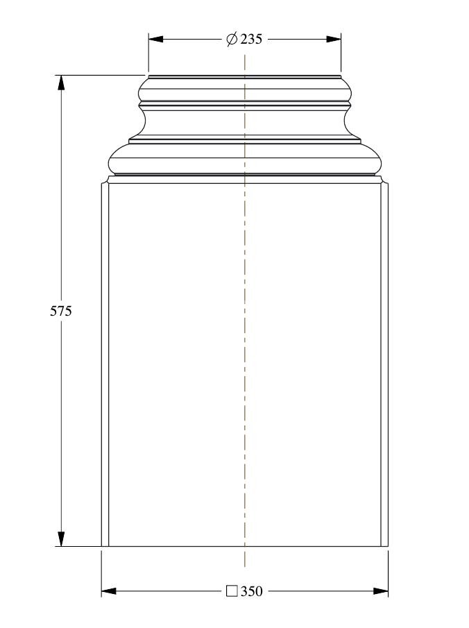 Заказать База колонны Orac Decor Duropolymer K1132 350х350 мм Заказать База колонны Orac Decor Duropolymer K1132 350х350 мм