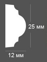 Заказать Молдинг ЛДФ 12х25 мм Ultrawood U 003 2,44 м Заказать Молдинг ЛДФ 12х25 мм Ultrawood U 003 2,44 м