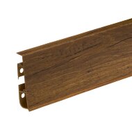 Напольный плинтус Cezar Hi-Line Prestige 75 мм цвет 287 под дерево 2,5 м Напольный плинтус Cezar Hi-Line Prestige 75 мм цвет 287 под дерево 2,5 м