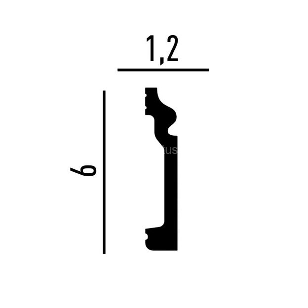Заказать Плинтус напольный Перфект Плюс P156 белый ударопрочный полимер 60х12х2000 мм Заказать Плинтус напольный Перфект Плюс P156 белый ударопрочный полимер 60х12х2000 мм