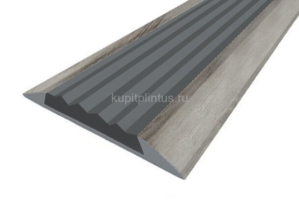 Заказать Порог противоскользящий с серой вставкой Д15 КД Дуб арктик (декорированный) 2,7 м Заказать Порог противоскользящий с серой вставкой Д15 КД Дуб арктик (декорированный) 2,7 м