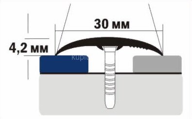 Заказать Порог алюминиевый ламинированный В1 Л Дуб медовый 2,7 м Заказать Порог алюминиевый ламинированный В1 Л Дуб медовый 2,7 м