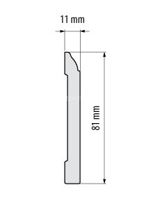 Заказать Плинтус напольный под покраску Cezar Elegance LPC-15 101-белый 2,44м Заказать Плинтус напольный под покраску Cezar Elegance LPC-15 101-белый 2,44м