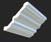 Потолочный плинтус 96х107 мм Hiwood A145 из полистирола 2 м Потолочный плинтус 96х107 мм Hiwood A145 из полистирола 2 м