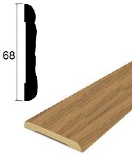 Наличник фигурный ПВХ Lemal 22068 68 мм Цвет 0040 Орех 2,2 м Наличник фигурный ПВХ Lemal 22068 68 мм Цвет 0040 Орех 2,2 м