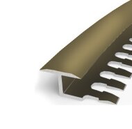 Профиль Т-образный гибкий 14 мм алюминий PV43-09 шампань блестящая 2,7 м Профиль Т-образный гибкий 14 мм алюминий PV43-09 шампань блестящая 2,7 м