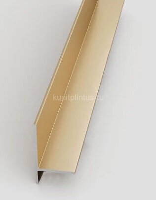 Заказать Алюминиевый теневой плинтус Евротрим 7627.00 золото анодированный 2 м Заказать Алюминиевый теневой плинтус Евротрим 7627.00 золото анодированный 2 м