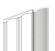 Финишный молдинг 35,5х12 мм Hiwood LF138B NP белый 2,7м Финишный молдинг 35,5х12 мм Hiwood LF138B NP белый 2,7м