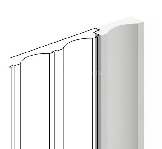 Заказать Финишный молдинг 35,5х12 мм Hiwood LF138B NP белый 2,7м Заказать Финишный молдинг 35,5х12 мм Hiwood LF138B NP белый 2,7м
