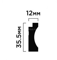 Заказать Финишный молдинг 35,5х12 мм Hiwood LF138B NP белый 2,7м Заказать Финишный молдинг 35,5х12 мм Hiwood LF138B NP белый 2,7м