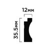 Заказать Финишный молдинг 35,5х12 мм Hiwood LF138B NP белый 2,7м Заказать Финишный молдинг 35,5х12 мм Hiwood LF138B NP белый 2,7м