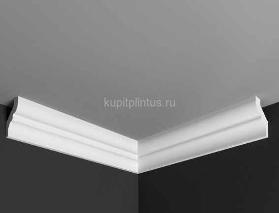 Заказать Потолочный плинтус 35х30 мм Де-Багет XPS П 02 30/35 белый 2 м Заказать Потолочный плинтус 35х30 мм Де-Багет XPS П 02 30/35 белый 2 м