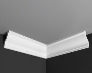 Угол внутренний к плинтусу Де-Багет П 04 40/45 (18*4) белый Угол внутренний к плинтусу Де-Багет П 04 40/45 (18*4) белый