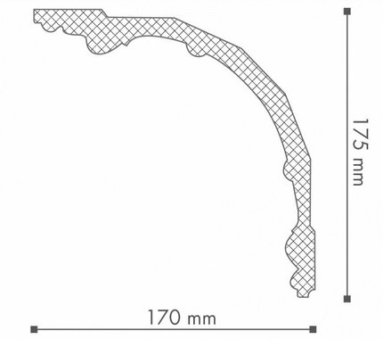 Заказать Карниз NMC Arstyl Z40 175х170 2 м Заказать Карниз NMC Arstyl Z40 175х170 2 м