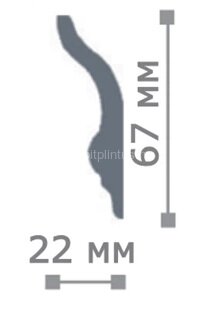 Заказать Потолочный плинтус (карниз) NMC LX-67 2 м Заказать Потолочный плинтус (карниз) NMC LX-67 2 м
