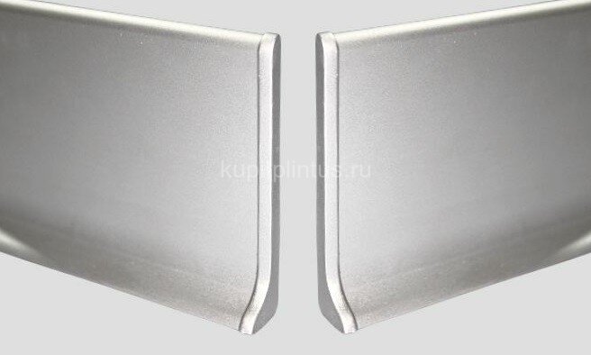 Заказать Заглушки для плинтуса Евротрим L-60 ПВХ комплект серебро Заказать Заглушки для плинтуса Евротрим L-60 ПВХ комплект серебро