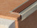 Заказать Угловой профиль алюминиевый с противоскользящей резиновой вставкой Евроступень АУ 42 коричневый 2,5 м 