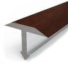 Заказать Декорированный Т-профиль из алюминия Т-18 КД Махагон 2,7 м Заказать Декорированный Т-профиль из алюминия Т-18 КД Махагон 2,7 м