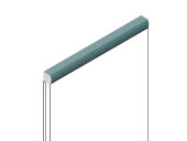 Молдинг 15х15 мм HiWood D15V2 BU27 цвет под дерево из фитополимера 2.7м