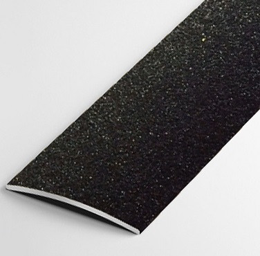 Заказать Порог алюминиевый порошковая эмаль А45 КР Люкс черный металлик 2,7 м 