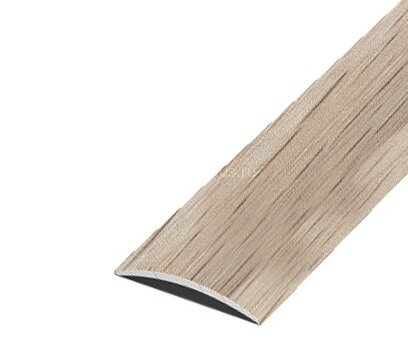 Заказать Порог из декорированного алюминия А39 КД Дуб беленый 2,7 м 