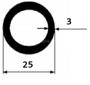 Заказать Алюминиевая труба 25х3 мм 3 м Заказать Алюминиевая труба 25х3 мм 3 м