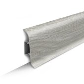 Плинтус напольный ПВХ 85 мм Идеал Классик К-П85 253 ясень серый 2,2 м Плинтус напольный ПВХ 85 мм Идеал Классик К-П85 253 ясень серый 2,2 м