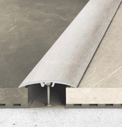 Заказать Одноуровневый порог алюминий скрытое крепление 32 мм Effector A66-0915 Дуб Ваниль 2,7 м 