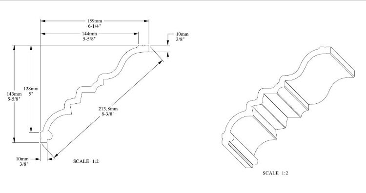 Заказать Карниз 159х143 мм Orac Decor Purotouch C327 2 м Заказать Карниз 159х143 мм Orac Decor Purotouch C327 2 м