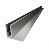 Алюминиевый F-образный профиль ОП-014х3000 АД31Т1 F для композит-панели 4 мм (3 метра)