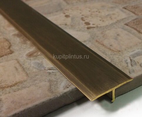 Заказать Профиль Т-образный 18 мм ЛПТ-18 латунный старая бронза 2,7 м 