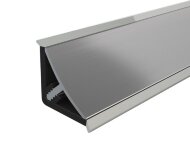 Плинтус для столешницы 14х14 Cezar Mini вогнутый 032 Алюминий 3 м Плинтус для столешницы 14х14 Cezar Mini вогнутый 032 Алюминий 3 м