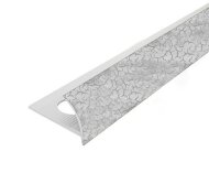 Внешний профиль ПВХ для плитки 12 мм Cezar 222 Grey text 2,5 м Внешний профиль ПВХ для плитки 12 мм Cezar 222 Grey text 2,5 м
