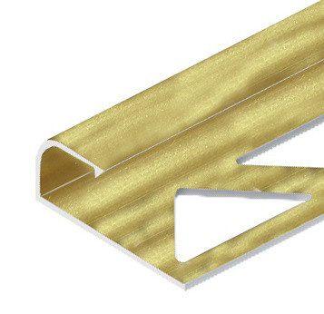 Заказать Профиль для плитки С-образный алюминий 12 мм PV15-05 Золото блестящее 2,7 м 